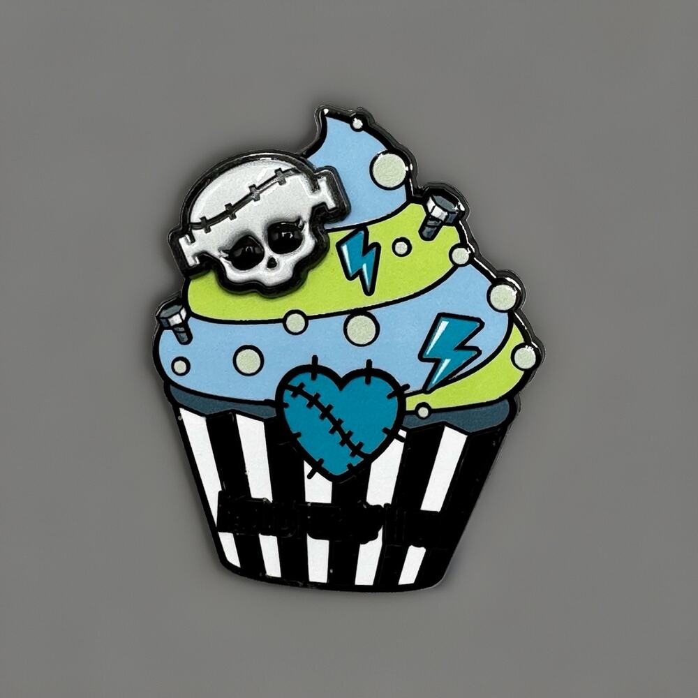 Monster High Cupcake Blind Enamel Pin FRANKIE STEIN New Open Box